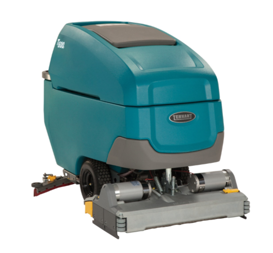 Tennant T600e, Floor Sweeper-Scrubber, 28", 32 Gallon, Battery, Self Propel, Cylindrical, 3 Year Warranty