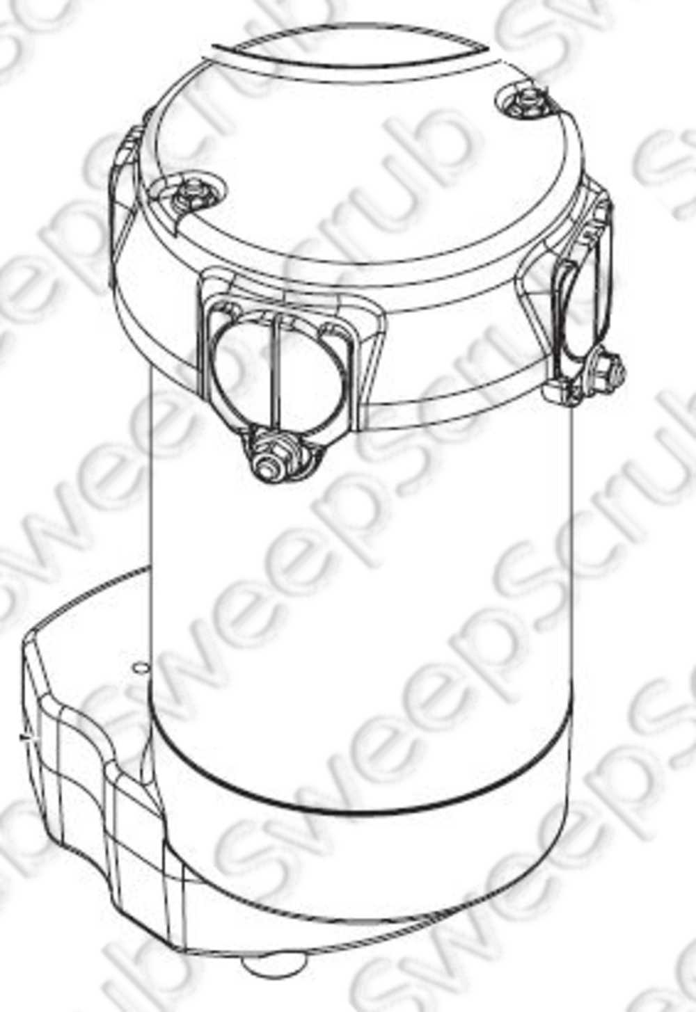 Nilfisk Advance 9100000874 Gear motor