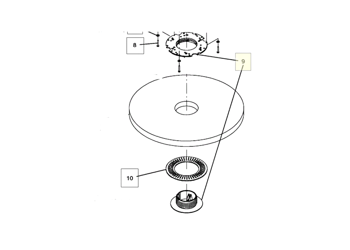 Tennant 32506, Deep Lock Ring and Pad Grip