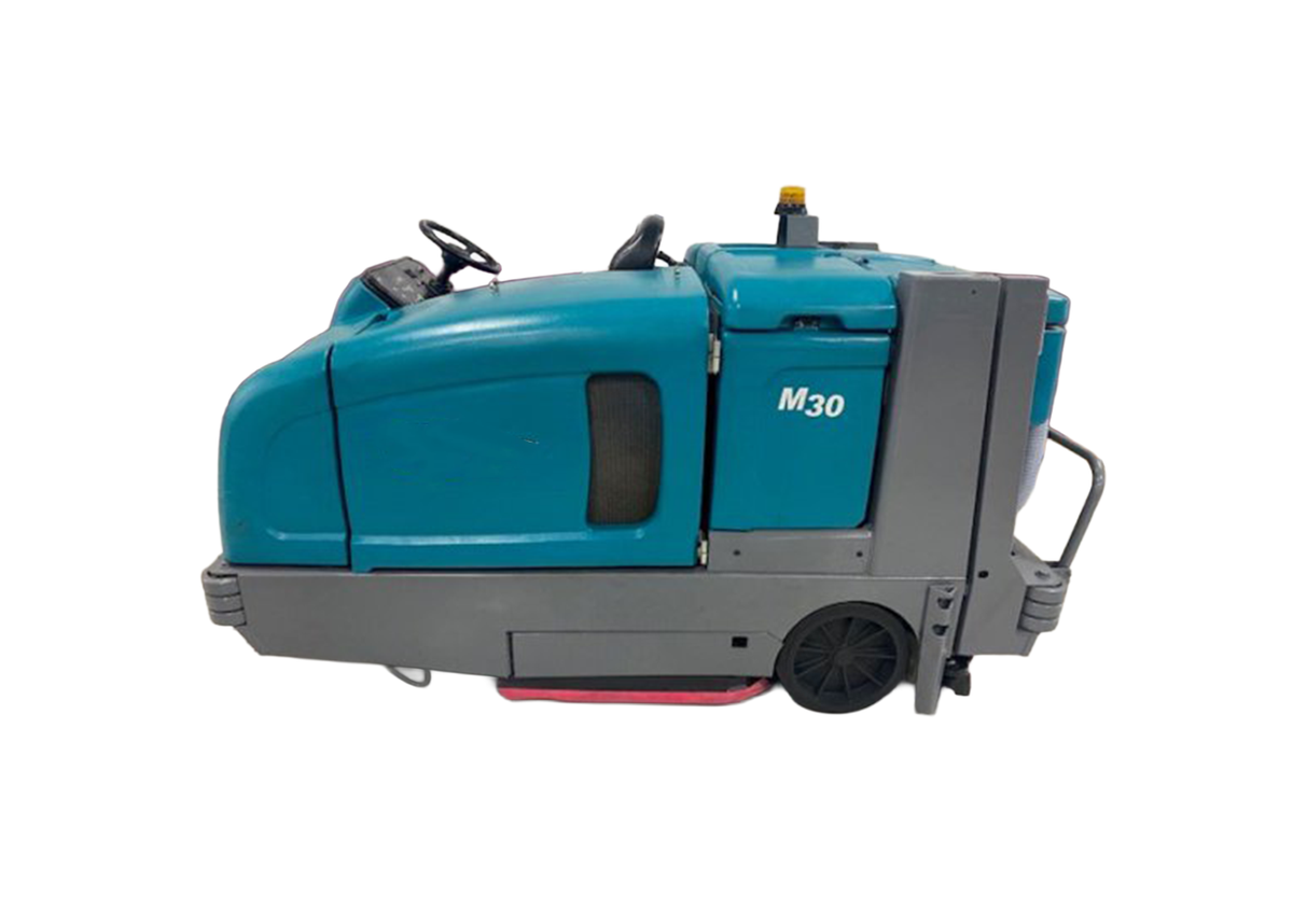 Refurbished Tennant M30, Rider Floor Sweeper-Scrubber, 48", 75 Gallon, Propane, Cylindrical, 3/1/1 Warranty