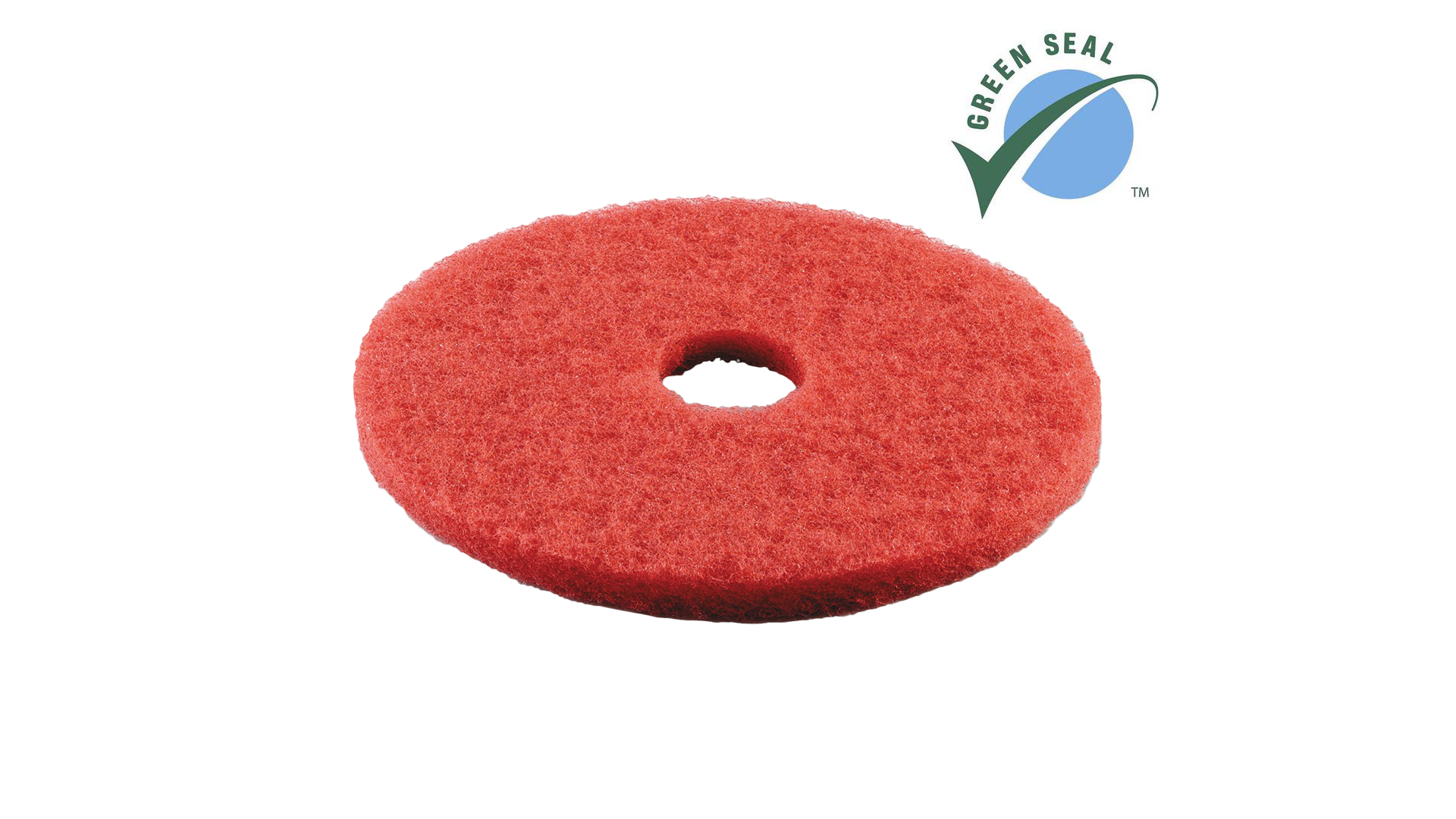 20" Red Floor Buffing & Scrubbing Pads, Green Seal Certified- Case of 5 #SS-404420