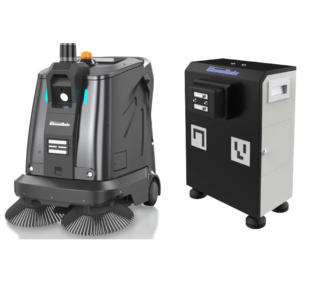 Cenobots S5 Robotic Walk Behind Sweeper, 32.3", 13.2 Gallon Hopper, Training and Installation Included