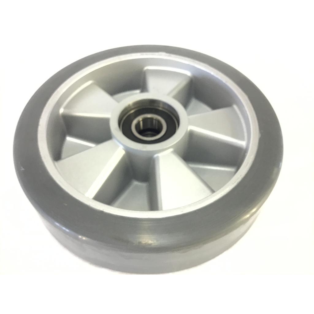 Onyx W10855 Wheel, 8" Diameter, Non Marking, Cast Aluminum Hub, W/ Bearings OEM Part