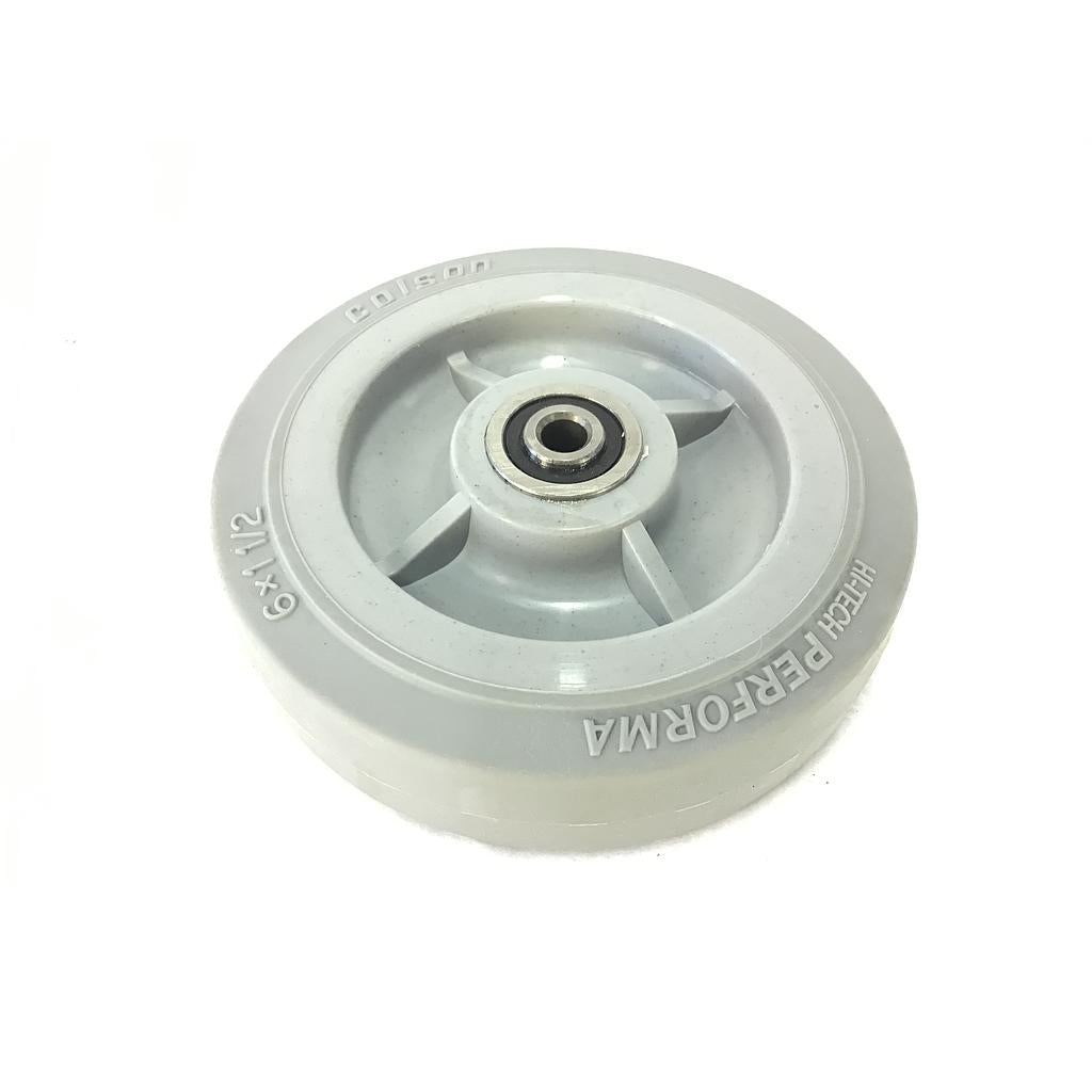 Onyx W4220 Rubber Wheel 6 X 1-1/2 X 3/8 Id Ball Bearing OEM Part