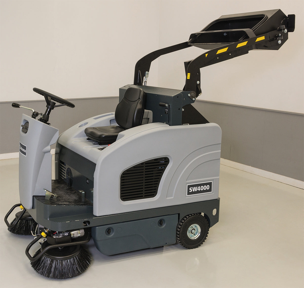 Advance SW4000, Rider Floor Sweeper, 49", 20 Gallon, Battery, 3 Year Warranty