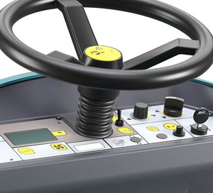 Tennant S880, Floor Sweeper, 48", 18 Gallon Hopper, Ride On, Battery, Dual Side Brushes, 2 Year Warranty