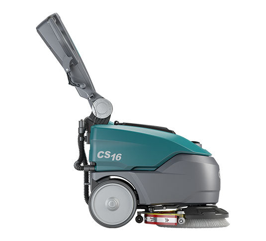 Tennant CS16, Walk Behind Floor Scrubber, 14", 3.9 Gallon, Disk, Battery, Pad Assist, 1 Year Warranty, LPTB03328