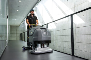 Karcher BD 70/75, Walk Behind Floor Scrubber, 28", 20 Gallon, Battery, Walk Behind, Self Propel, Disk, 3 Year Warranty