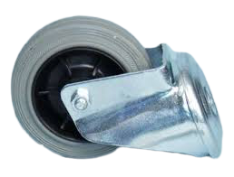 Wheel, Caster, 100mm Dia. Gray. Fits Tennant S8, 3620. Fits Tennant 604130