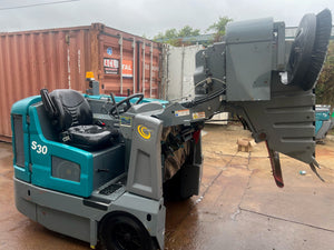 Refurbished Tennant S30, Rider Floor Sweeper, 62.5", 105 Gallon, Propane, 6/1/1 Warranty