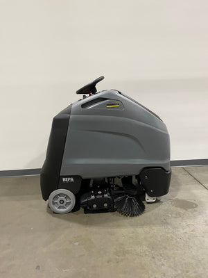 Refurbished Karcher Chariot CV 86/1, Wide Area Vacuum, 34", Ride On, AGM Batteries, HEPA, Onboard Charger, 1.008-146.0