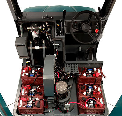 Refurbished Tennant S20, Rider Floor Sweeper, 50", 82 Gallon Hopper, Battery, 6/1/3 Warranty