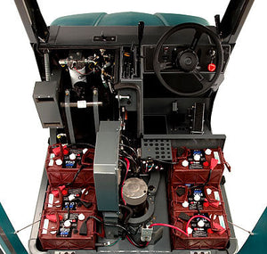 Refurbished Tennant S20, Rider Floor Sweeper, 50", 82 Gallon Hopper, Battery, 9/1/3 Warranty