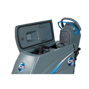 ICE i18B-AGM, Walk Behind Floor Scrubber, 18", 9 Gallon, Battery, Pad Assist, Disk, 5 Year Warranty