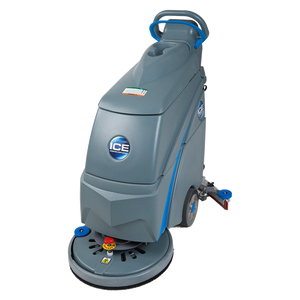 ICE i18C, Walk Behind Floor Scrubber, 17", 9 Gallon, Electric, Pad Assist, Disk, 5 Year Warranty