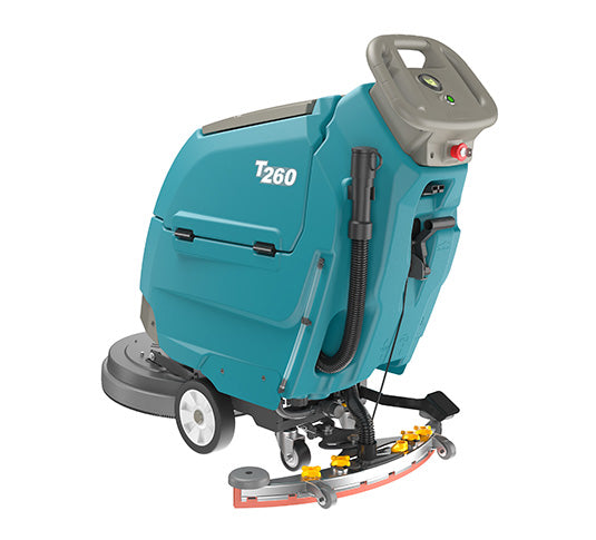 Tennant T260, Walk Behind Floor Scrubber, 20", 10.5 Gallon, Pad-Assist, Battery, 3 Year Warranty, SCN8000100E11