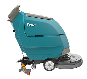 Tennant T260, Walk Behind Floor Scrubber, 20”, 10.5 Gallon, Pad-Assist, Battery, 3 Year Warranty, SCN8000100E11