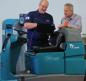 Tennant T7AMR, Robotic Rider Floor Scrubber, 26", 29 Gallon, Disk, Battery, 5 Year Software, 3 Year Warranty, T7AMR-650-D