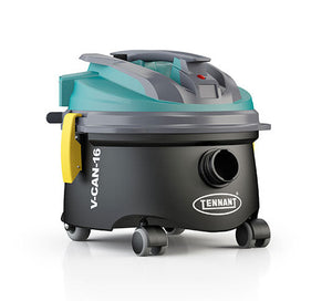 Tennant V-CAN-10 / V-CAN-12 / V-CAN-16, Canister Vacuum, 2.6, 3.2, 4.2 Gallon, Electric, With Tools, With or Without HEPA, 1 Year Warranty