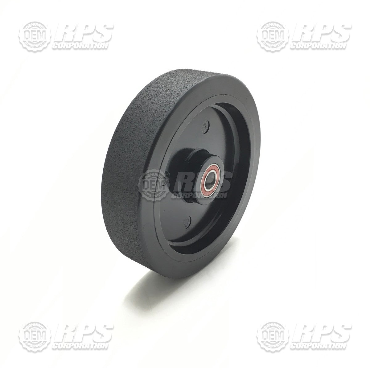 FactoryCat/Tomcat 600-6185, Wheel Assembly,Rear,Poly,2.7 W Black Poly, 65 Sh Double Bearing