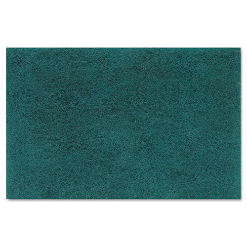 Medium Duty Scour Pad, 6 X 9, Green, 20/carton
