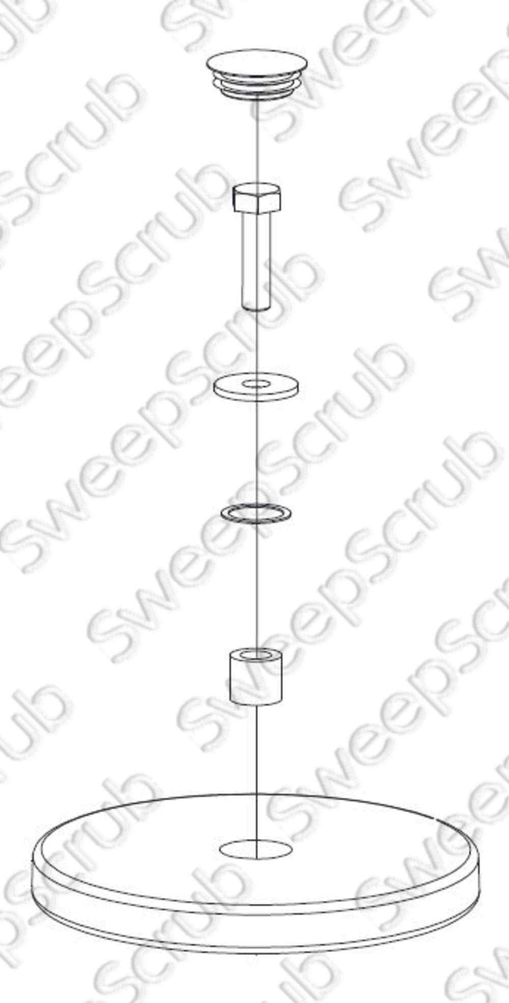 Nilfisk Advance VF85017 Bumper Roller Kit