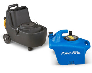 Powr-Flite Photon, Carpet Spotter, 3.5 Gallon, 55 PSI, Cold Water, 10' Stretch Hoses Upholstery Tool