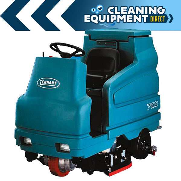 Tennant 7100 Battery Powered Rider Scrubber Machines