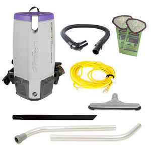 Proteam Supercoach Pro 6QT, Backpack Vacuum, 11.6lbs, Electric, With Tools, HEPA, 3 Year Warranty