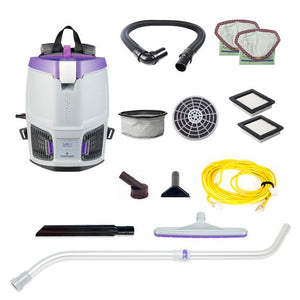 Proteam GoFit 3 | Backpack Vacuum | 3QT | 11.4lbs | Electric | With Tools | HEPA | 3 Year Warranty