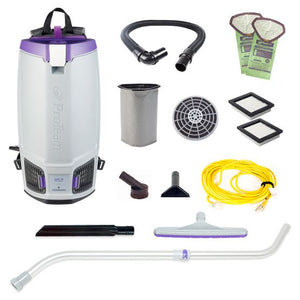 Proteam Gofit 10QT | Backpack Vacuum | 12.9lbs | Electric | With Tools | HEPA | 3 Year Warranty