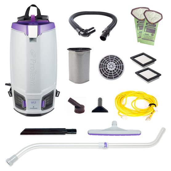 ProTeam GoFit 10QT Backpack Vacuum with Telescoping Wand Kit