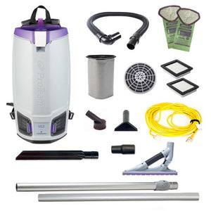 Proteam Gofit 10QT | Backpack Vacuum | 12.9lbs | Electric | With Tools | HEPA | 3 Year Warranty