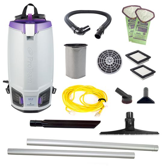 Proteam Gofit 10QT, Backpack Vacuum, 12.9lbs, Electric, With Tools, HEPA, 3 Year Warranty