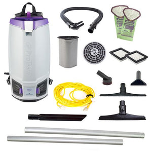 Proteam Gofit 10QT | Backpack Vacuum | 12.9lbs | Electric | With Tools | HEPA | 3 Year Warranty