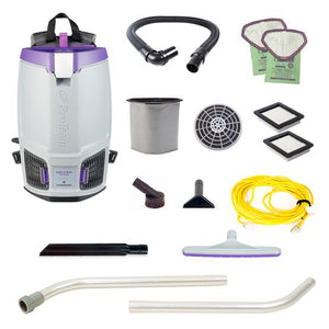 Proteam Gofit 6QT Plus | Backpack Vacuum | 12.9lbs | Electric | With Tools | HEPA | 3 Year Warranty