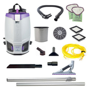 Proteam Gofit 6QT Plus | Backpack Vacuum | 12.9lbs | Electric | With Tools | HEPA | 3 Year Warranty