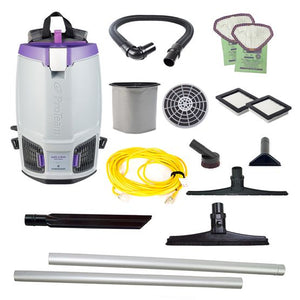 Proteam Gofit 6QT Plus | Backpack Vacuum | 12.9lbs | Electric | With Tools | HEPA | 3 Year Warranty