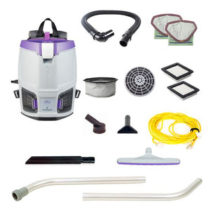 Proteam GoFit 3 | Backpack Vacuum | 3QT | 11.4lbs | Electric | With Tools | HEPA | 3 Year Warranty