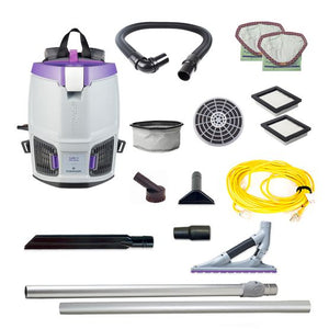Proteam GoFit 3 | Backpack Vacuum | 3QT | 11.4lbs | Electric | With Tools | HEPA | 3 Year Warranty
