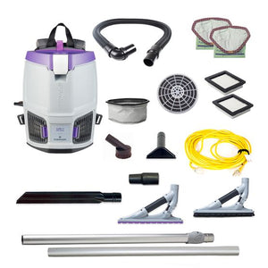 Proteam GoFit 3, Backpack Vacuum, 3QT, 11.4lbs, Electric, With Tools, HEPA, 3 Year Warranty