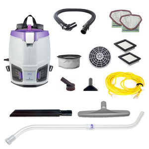 Proteam GoFit 3 | Backpack Vacuum | 3QT | 11.4lbs | Electric | With Tools | HEPA | 3 Year Warranty