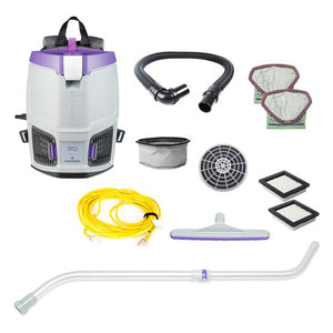 Proteam GoFit 3, Backpack Vacuum, 3QT, 11.4lbs, Electric, With Tools, HEPA, 3 Year Warranty