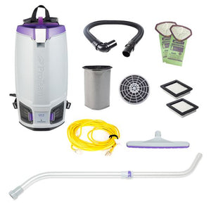 Proteam Gofit 10QT, Backpack Vacuum, 12.9lbs, Electric, With Tools, HEPA, 3 Year Warranty