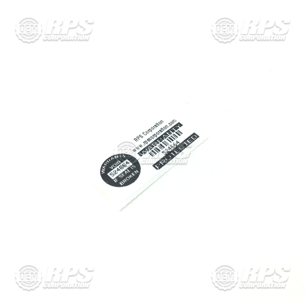 FactoryCat/Tomcat 123-0001, Decal, Warranty, Black