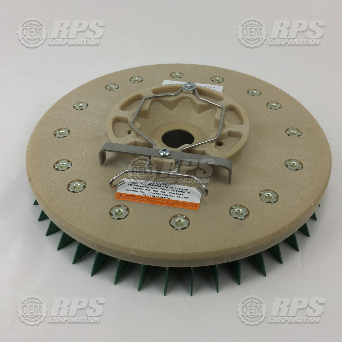 FactoryCat/Tomcat 15-425-0400POLYPT, 15" Diamabrush,Poly,400 Grit - Green