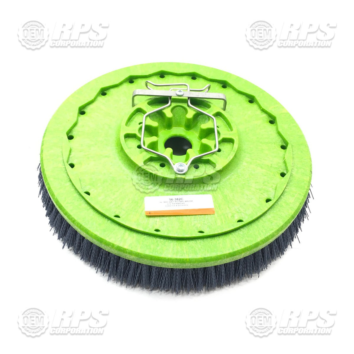 FactoryCat/Tomcat 16-382C, Brush,Midi-Grit,16,8-Lobe Green