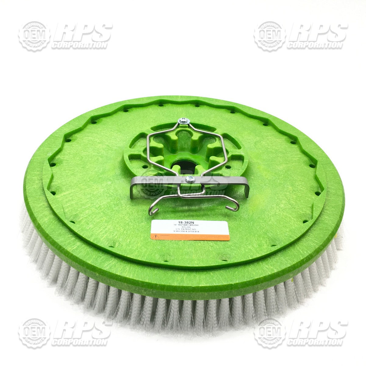 FactoryCat/Tomcat 18-382N, Brush,Nylon,18, 8-Lobe Green