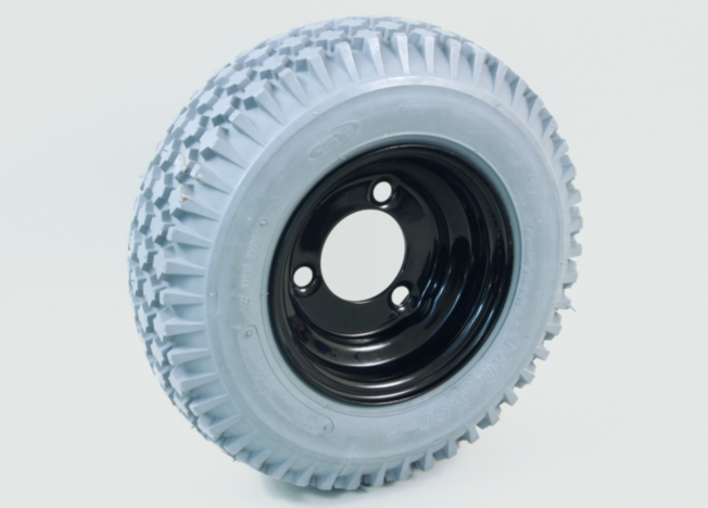 Aftermarket Tennant 1052672, Foam tire assembly with 3 holes