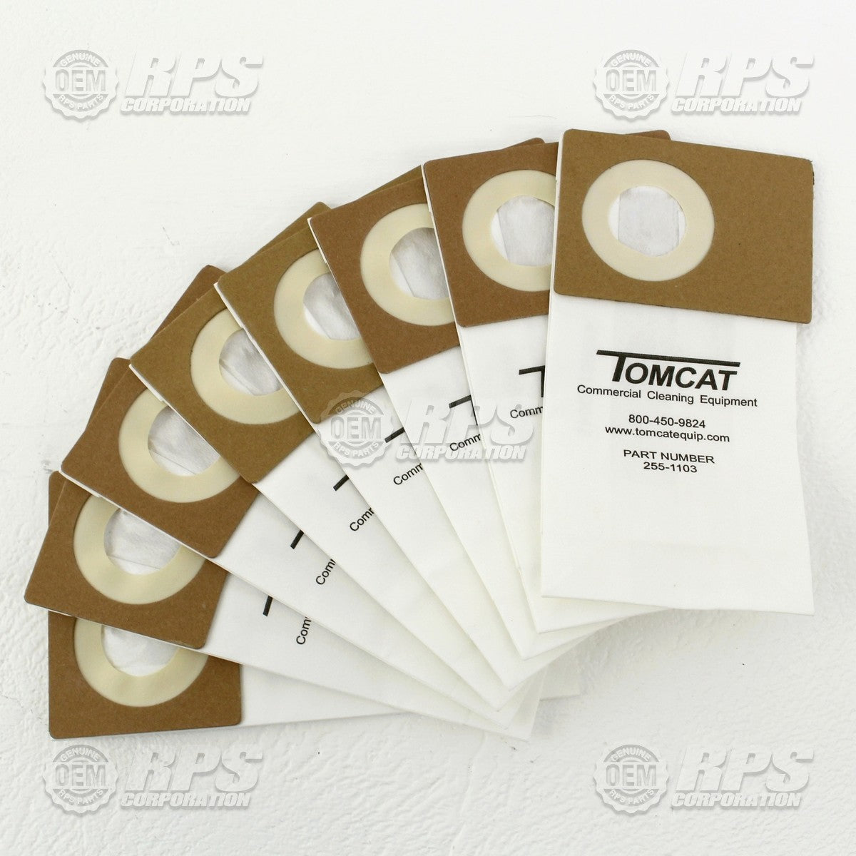 FactoryCat/Tomcat 255-1103, Filter Bag,Pack of 8 Spare Part